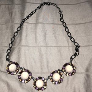 Multicolor statement necklace